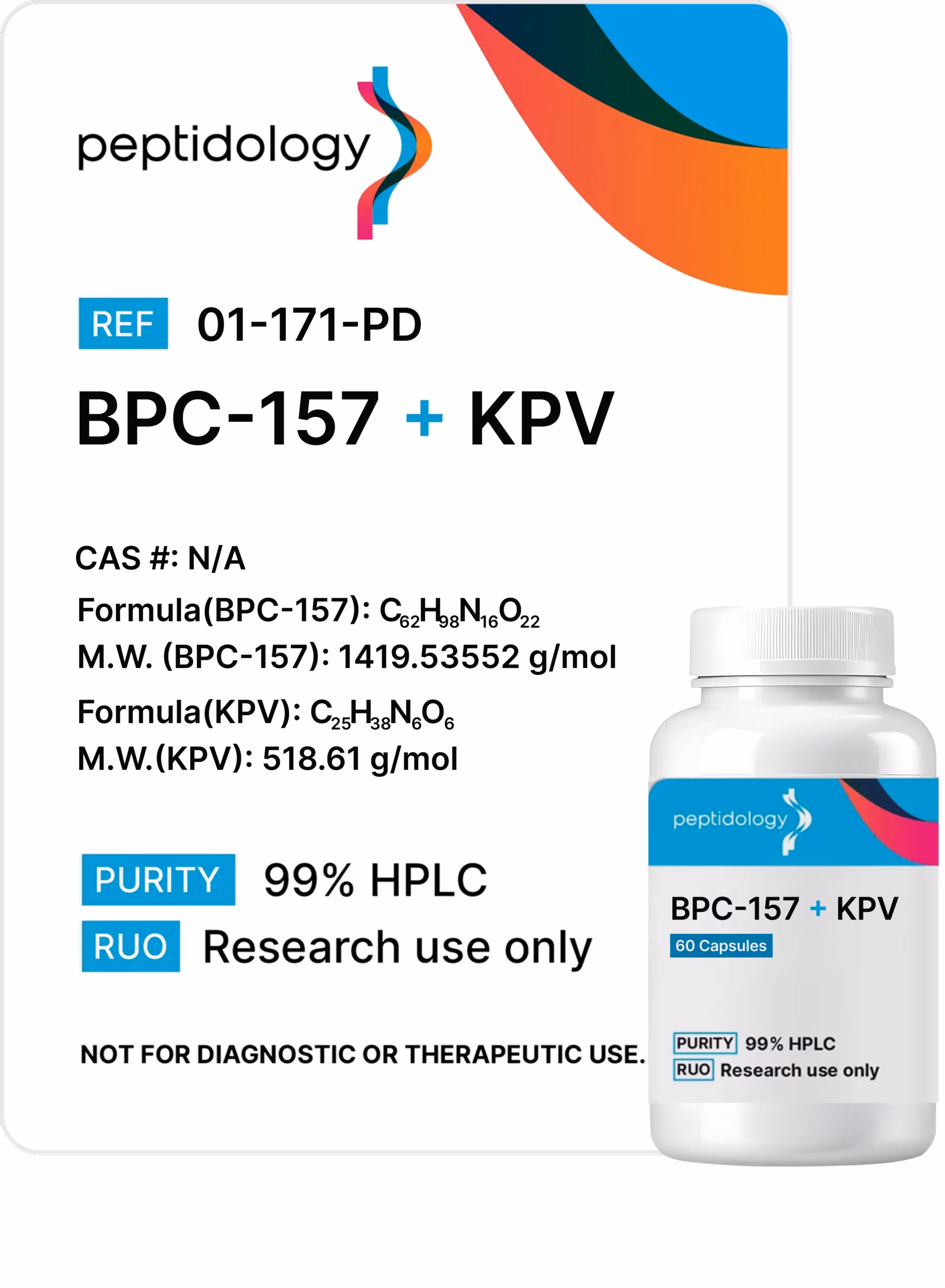 BPC-157 + KPV Capsules